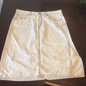 Diesel Light Denim Skirt